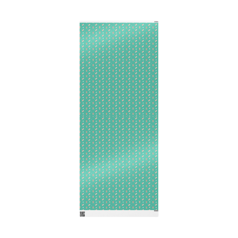 Wrapping Paper - Peppermint and Snowflake