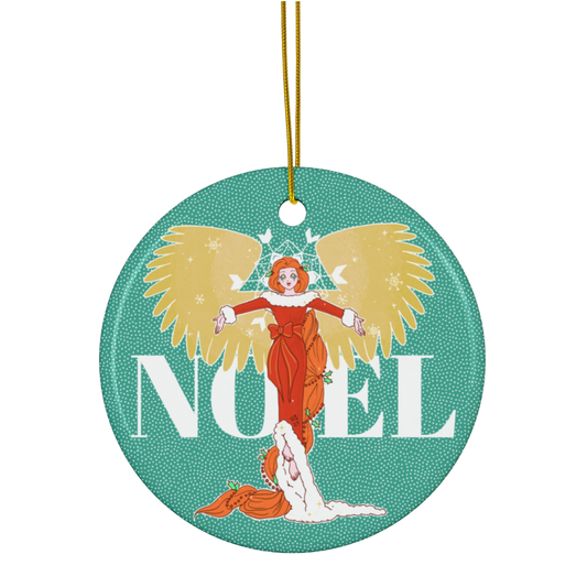 Ceramic Ornament - Anime Christmas Angel