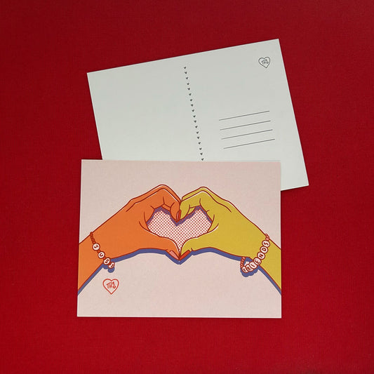"Just Friends" Hand Heart Valentine – Pack of 10